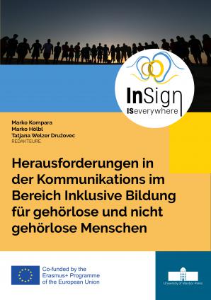 Naslovnica za Herausforderungen in der Kommunikations im Bereich Inklusive Bildung für gehörlose und nicht gehörlose Menschen