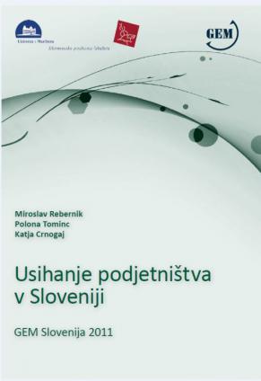 Naslovnica za Usihanje podjetništva v Sloveniji: GEM Slovenija 2011
