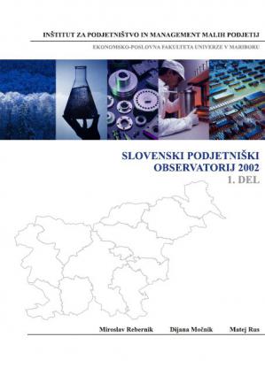 Naslovnica za Slovenski podjetniški observatorij 2002. (1. del)