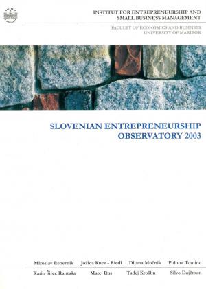 Naslovnica za Slovenian Entrepreneurship Observatory 2003