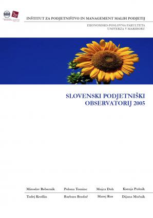 Naslovnica za Slovenski podjetniški observatorij 2005