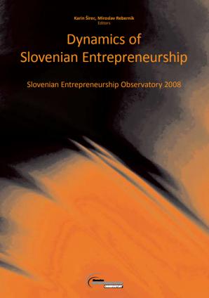 Naslovnica za Dinamičnost slovenskega podjetništva: Slovenski podjetniški observatorij 2008
