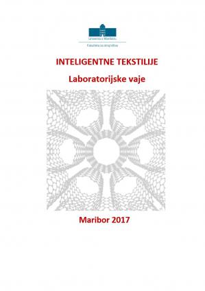 Naslovnica za Inteligentne tekstilije: navodila za laboratorijske vaje