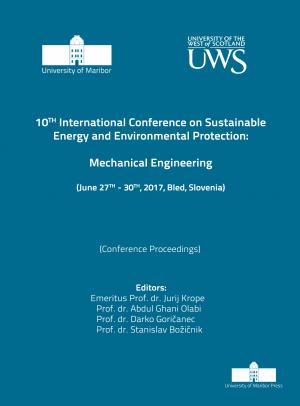 Naslovnica za Mechanical Engineering: (conference proceedings) / 10th International Conference on Sustainable Energy and Environmental Protection, (June 27th-30th, 2017, Bled, Slovenia)