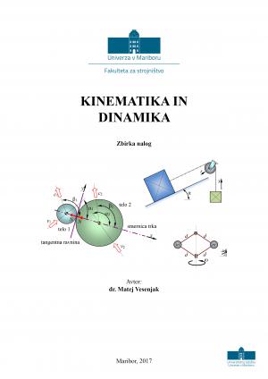 Naslovnica za Kinematika in dinamika: zbirka nalog 