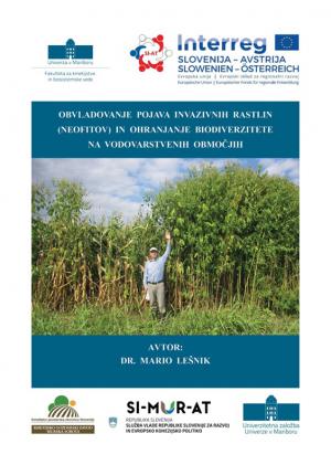 Naslovnica za Obvladovanje pojava invazivnih rastlin (neofitov) in ohranjanja biodiverzitete na vodovarstvenih območjih