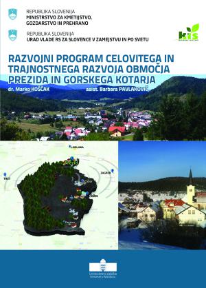 Naslovnica za Razvojni program celovitega in trajnostnega razvoja območja Prezida in Gorskega kotarja