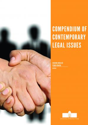 Naslovnica za Compendium of Contemporary Legal Issues