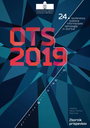 Naslovnica za Sodobne informacijske tehnologije in storitve: OTS 2019: zbornik štiriindvajsete konference, 18. in 19. junij 2019