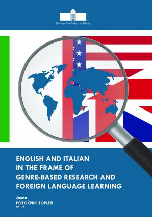 Naslovnica za English and Italian in the Frame of Genre-based Research and Foreign Language Learning