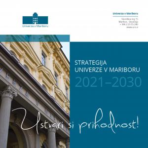 Naslovnica za Strategija Univerze v Mariboru 2021–2030