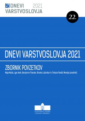 Naslovnica za 22. Dnevi varstvoslovja, Ljubljana, 9. in 10. junij 2021: Zbornik povzetkov 