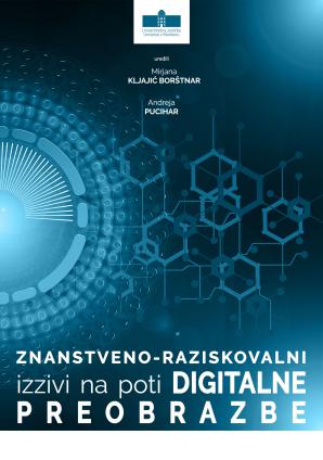 Naslovnica za Znanstveno-raziskovalni izzivi na poti digitalne preobrazbe