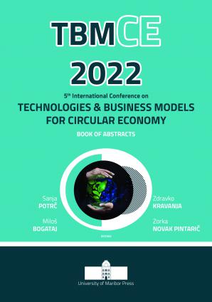 Naslovnica za 5th International Conference on  Technologies & Business Models for Circular Economy: Book of Abstracts