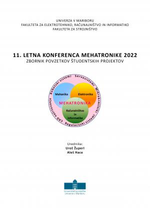 Naslovnica za 11. letna konferenca mehatronike 2022: Zbornik povzetkov študentskih projektov