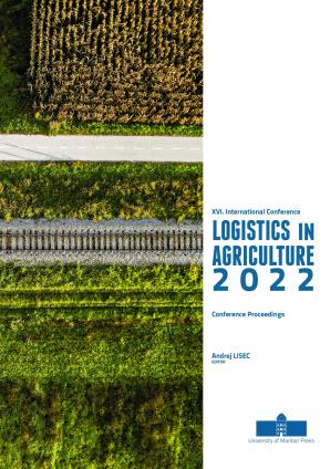 Naslovnica za XVI. International Conference on Logistics in Agriculture 2022: Conference Proceedings