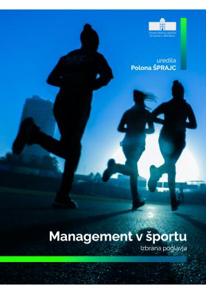 Naslovnica za Management v športu: Izbrana poglavja
