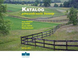 Naslovnica za Katalog polnaravnih travišč Slovenije